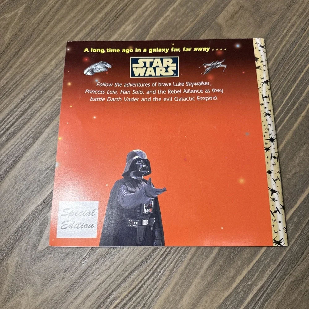 VTG A Little Golden Book Star Wars IV A New Hope Paperback Children's Book 1997